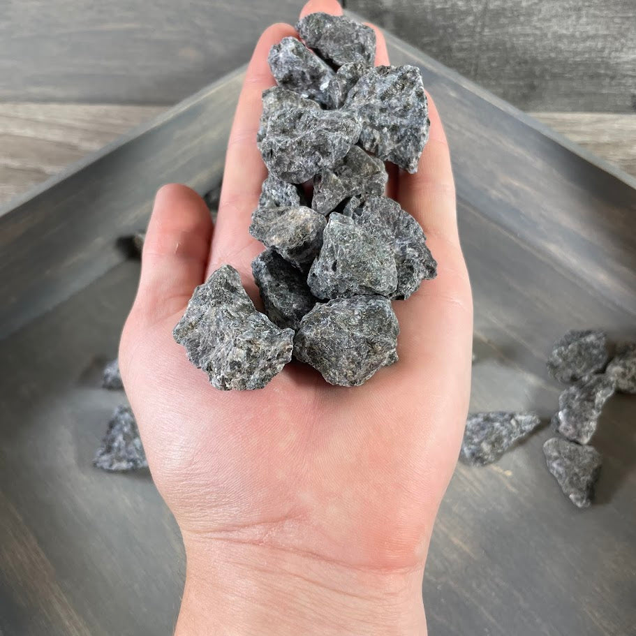 wholesale indigo gabbro crystal chunks for energy work