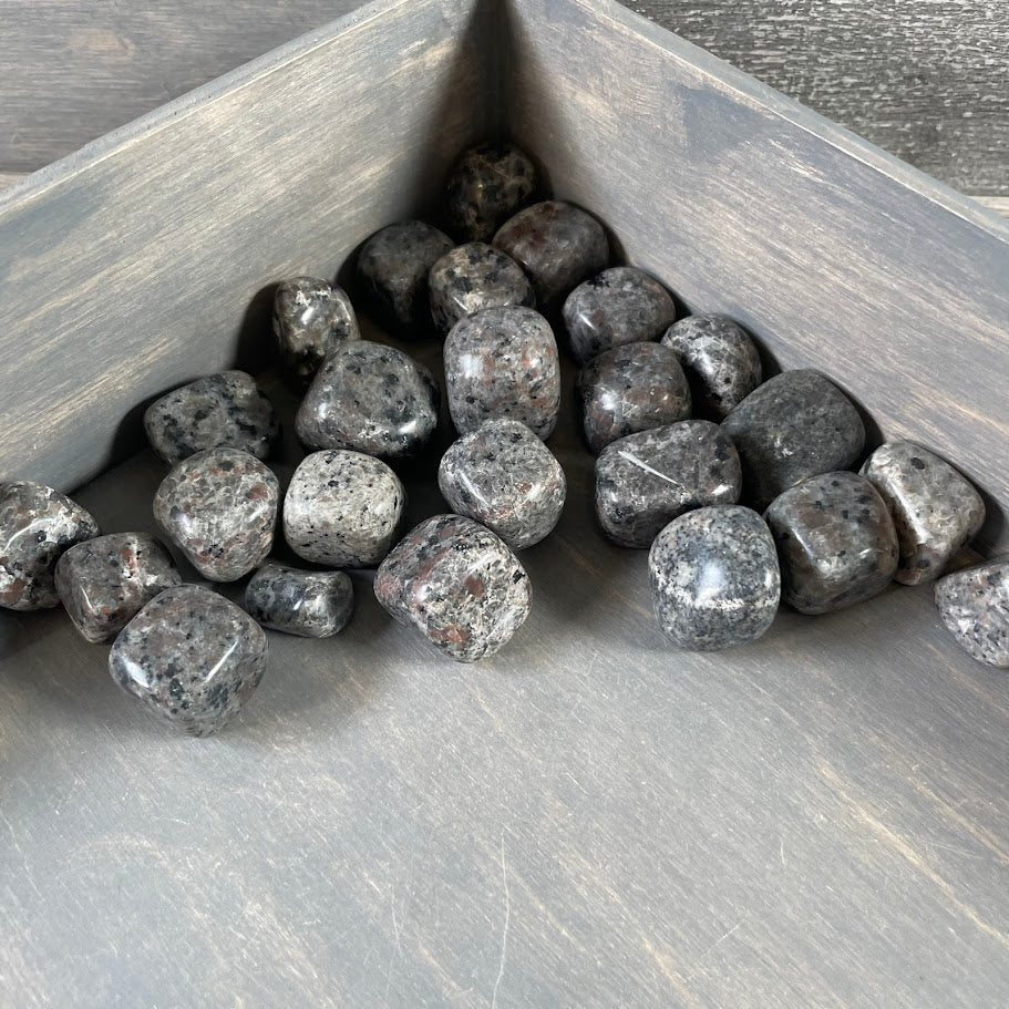 Bulk Yooperlite tumbled stones for crystal shops