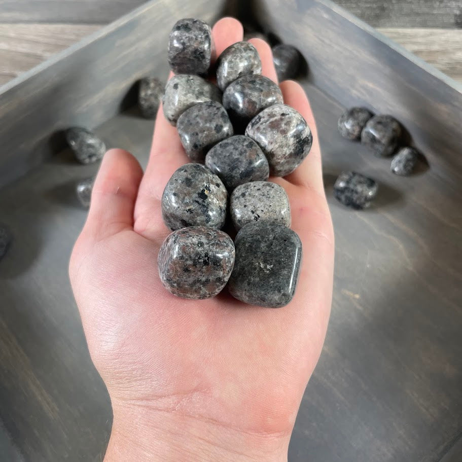 Flame stone Yooperlite polished tumbled stones wholesale