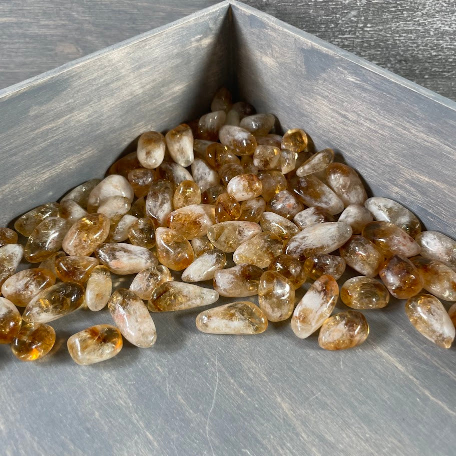 wholesale citrine tumbled stones for retailers