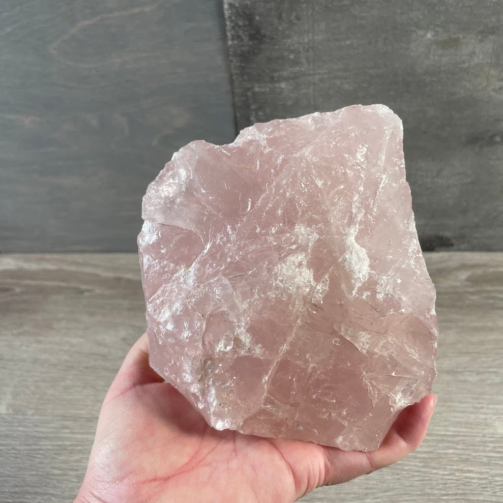 Wholesale rose quartz chunks with natural texture