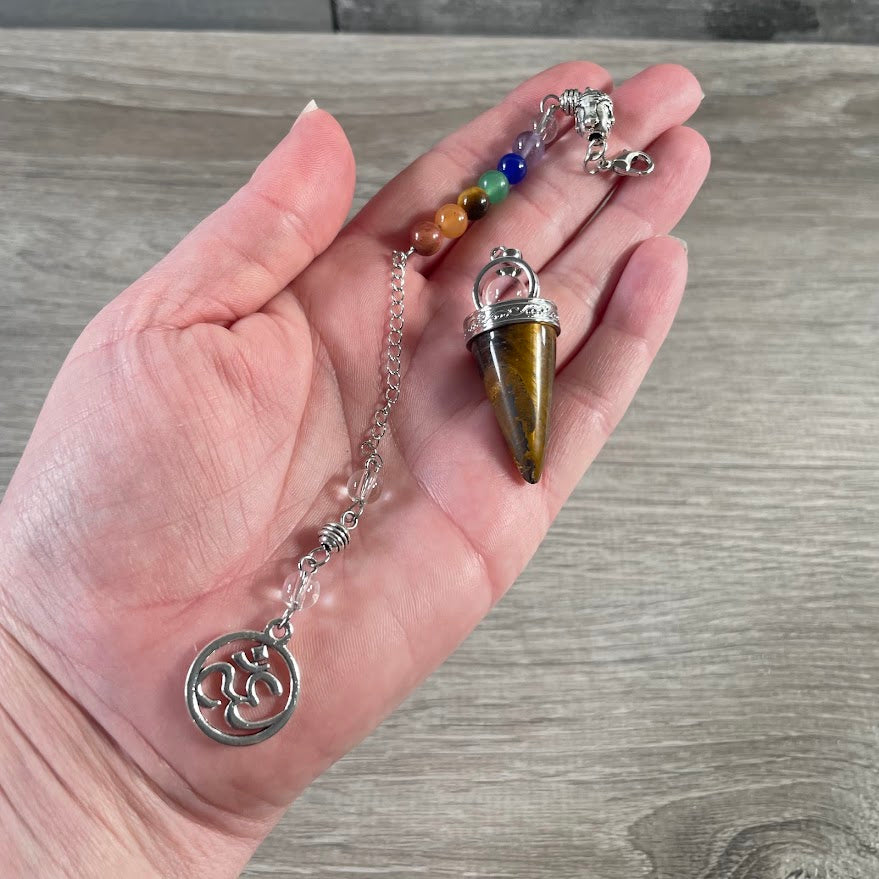 Tiger eye pendulum wholesale metaphysical shop supplies
