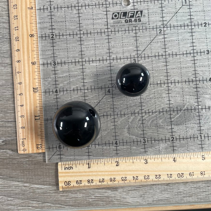 black obsidian sphere- bulk