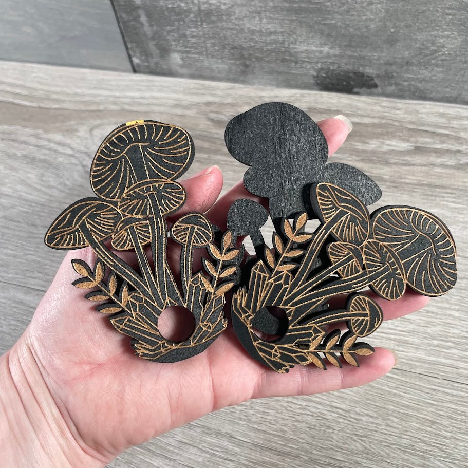 Mushroom wholesale crystal sphere stand