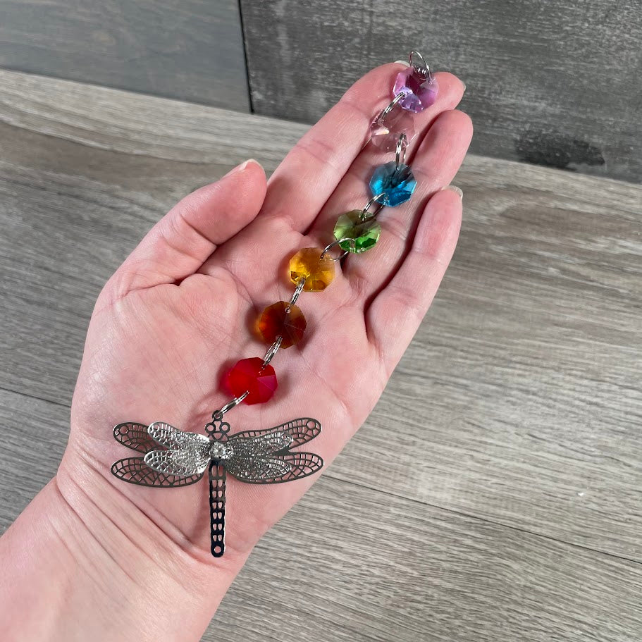 Dragonfly wholesale crystal beaded suncatcher