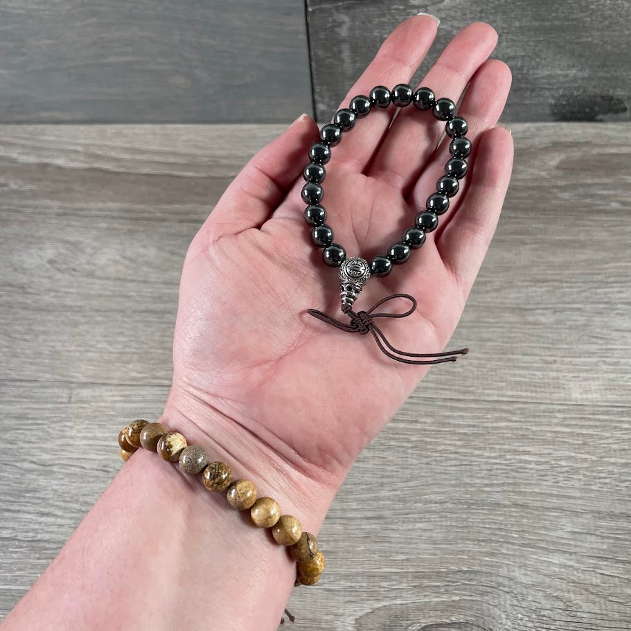 Stretch mala bracelet ideal for gift shops