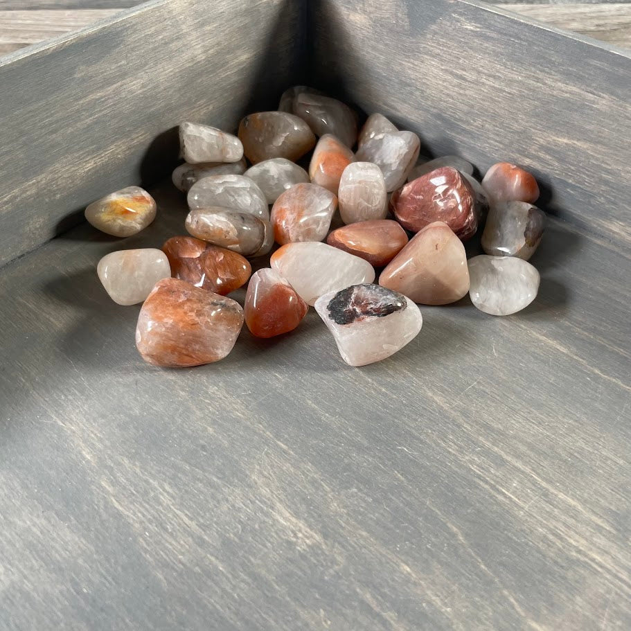 Bulk tumbled Chalcedony crystals for resale