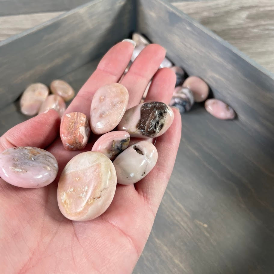 pink opal crystal retailer