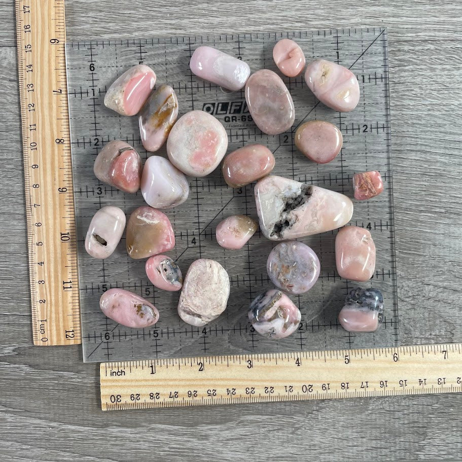tumbled pink opal for resale