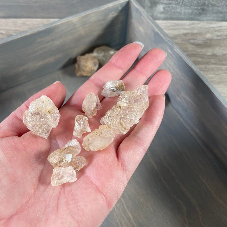 pakimer quartz crystal mixed sizes wholesale