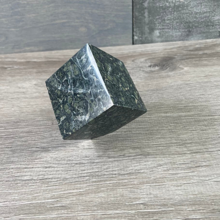 kambaba jasper stone cube healing crystal bulk