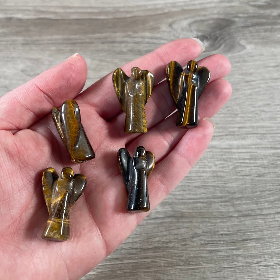 Gemstone Angel Figurines in 1-Inch – Wholesale Crystal Angel