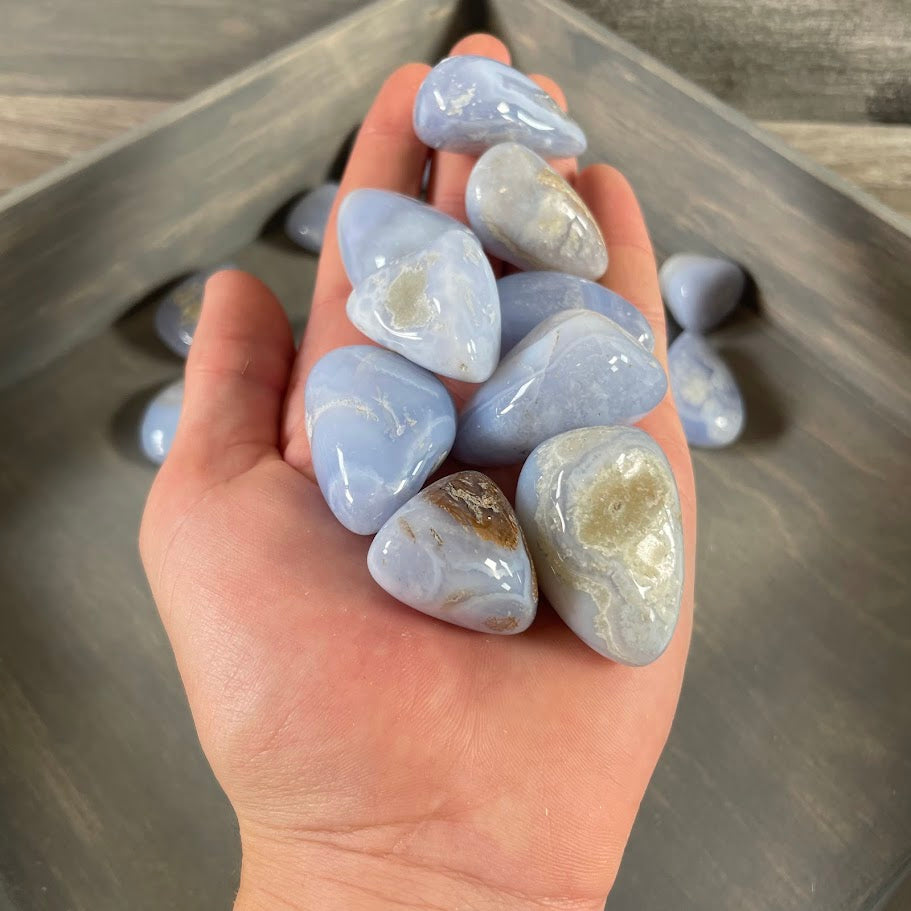 Blue Chalcedony crystal retail supply
