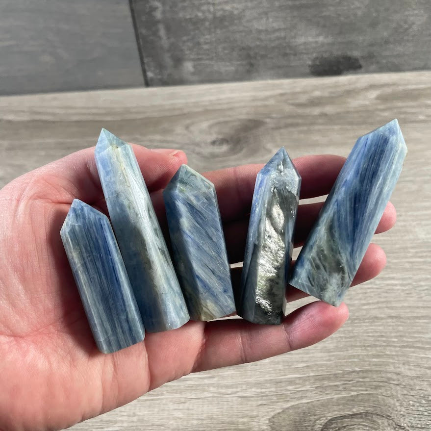 Gemstone Obelisk 1-2 oz | Small Crystal Tower, Grids & Decor