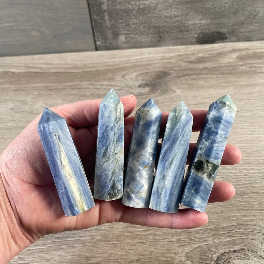kyanite polished stone towers for energy amplification bulk orders