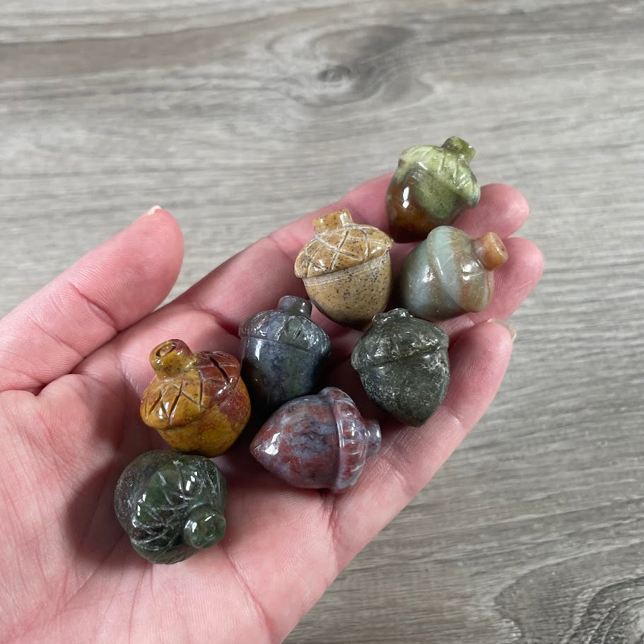 Indian agate wholesale acorns