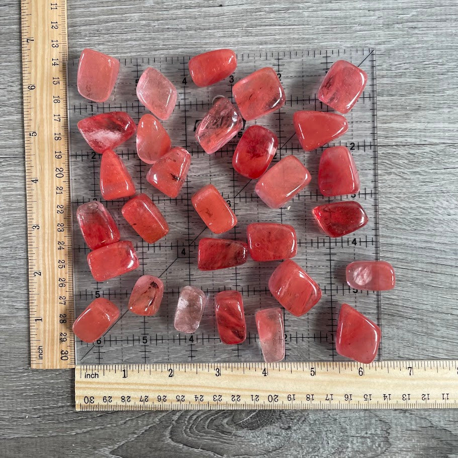 Tumbled Cherry Quartz – 1 Pound Lot Wholesale