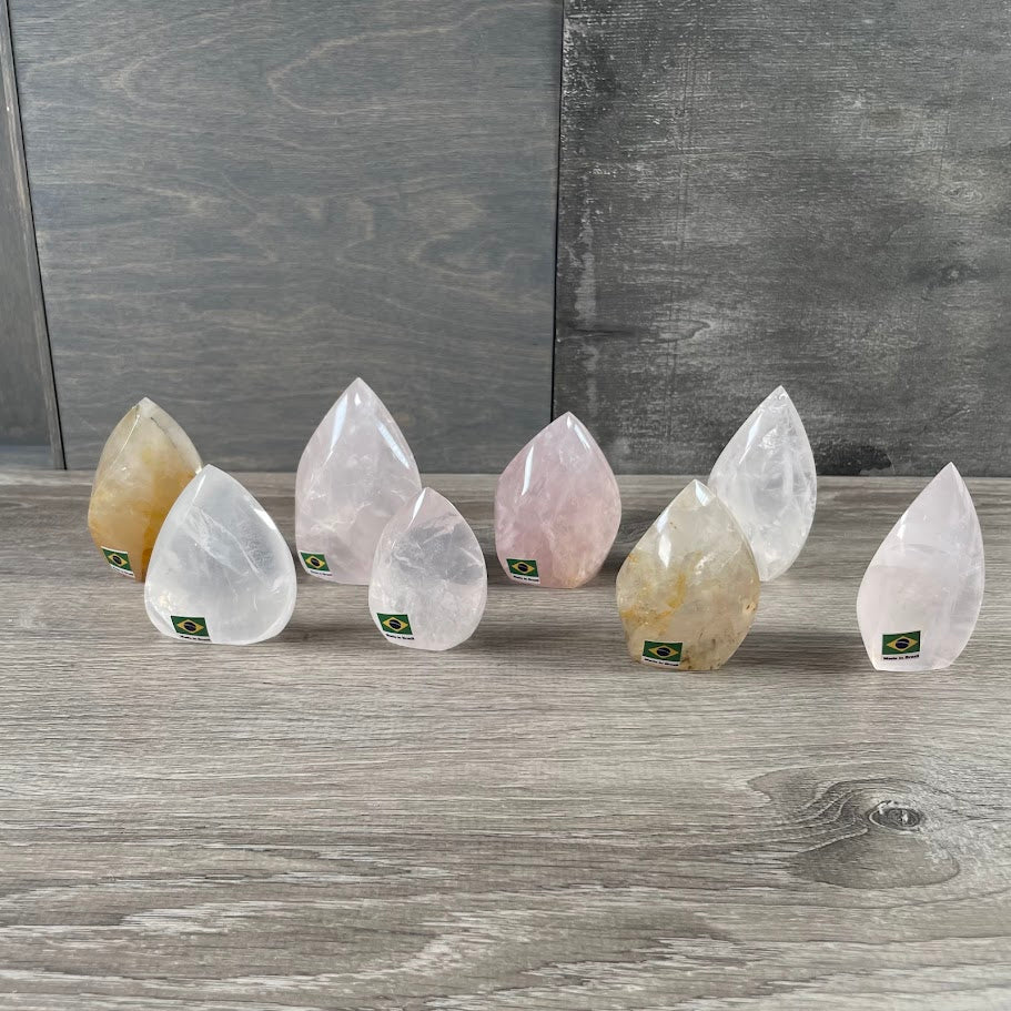 Brazilian Crystal Flame Lot – Display Pieces for Gift Shops