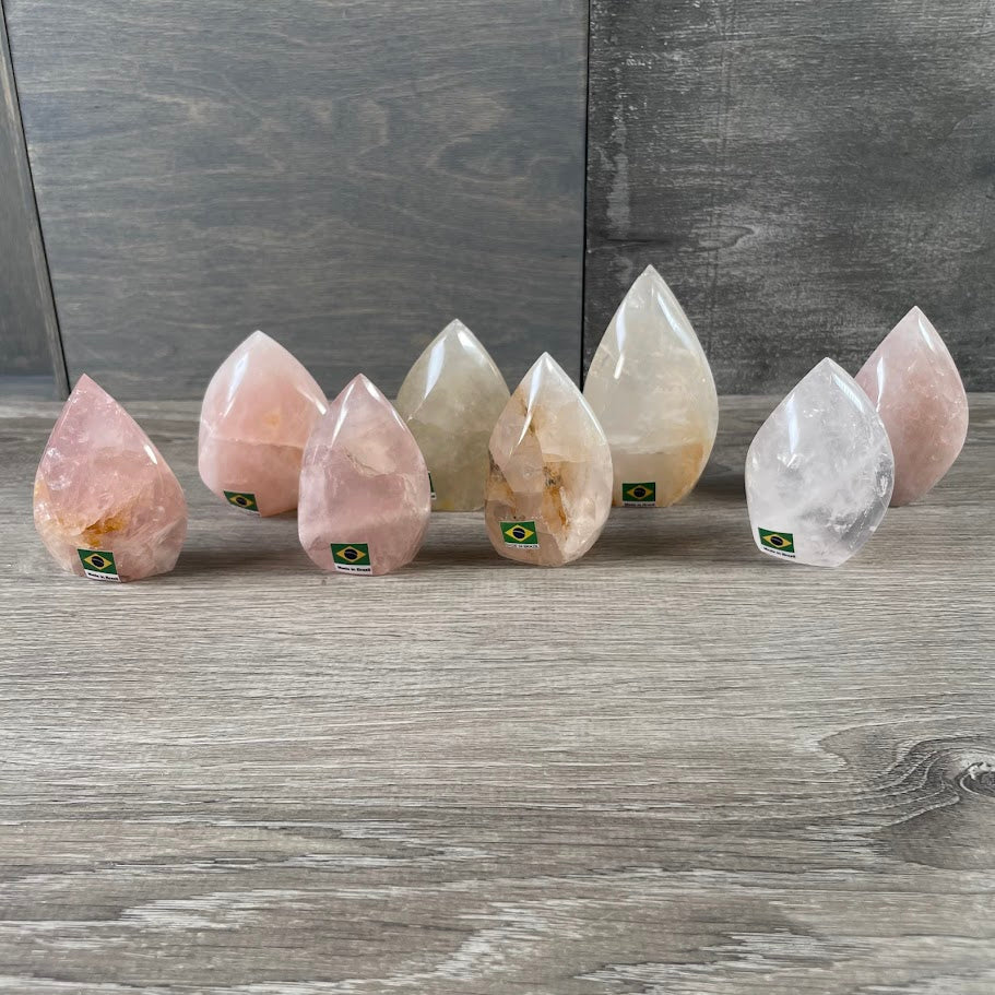 Brazilian Crystal Flame Lot – Display Pieces for Gift Shops