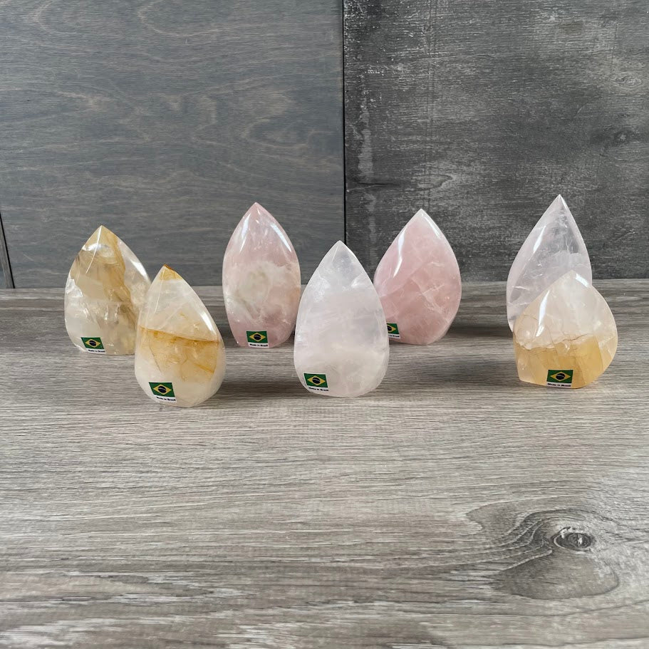 Brazilian Crystal Flame Lot – Display Pieces for Gift Shops