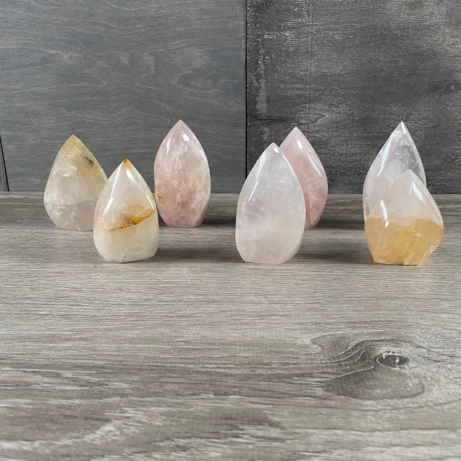 Brazilian Crystal Flame Lot – Display Pieces for Gift Shops