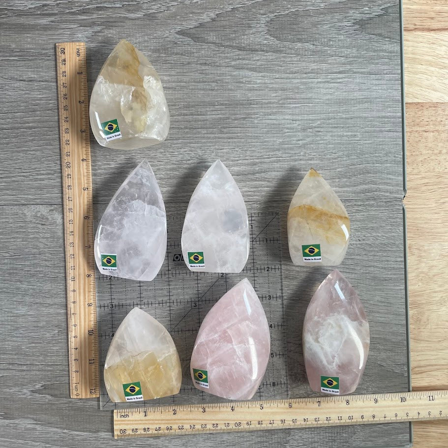 Brazilian Crystal Flame Lot – Display Pieces for Gift Shops