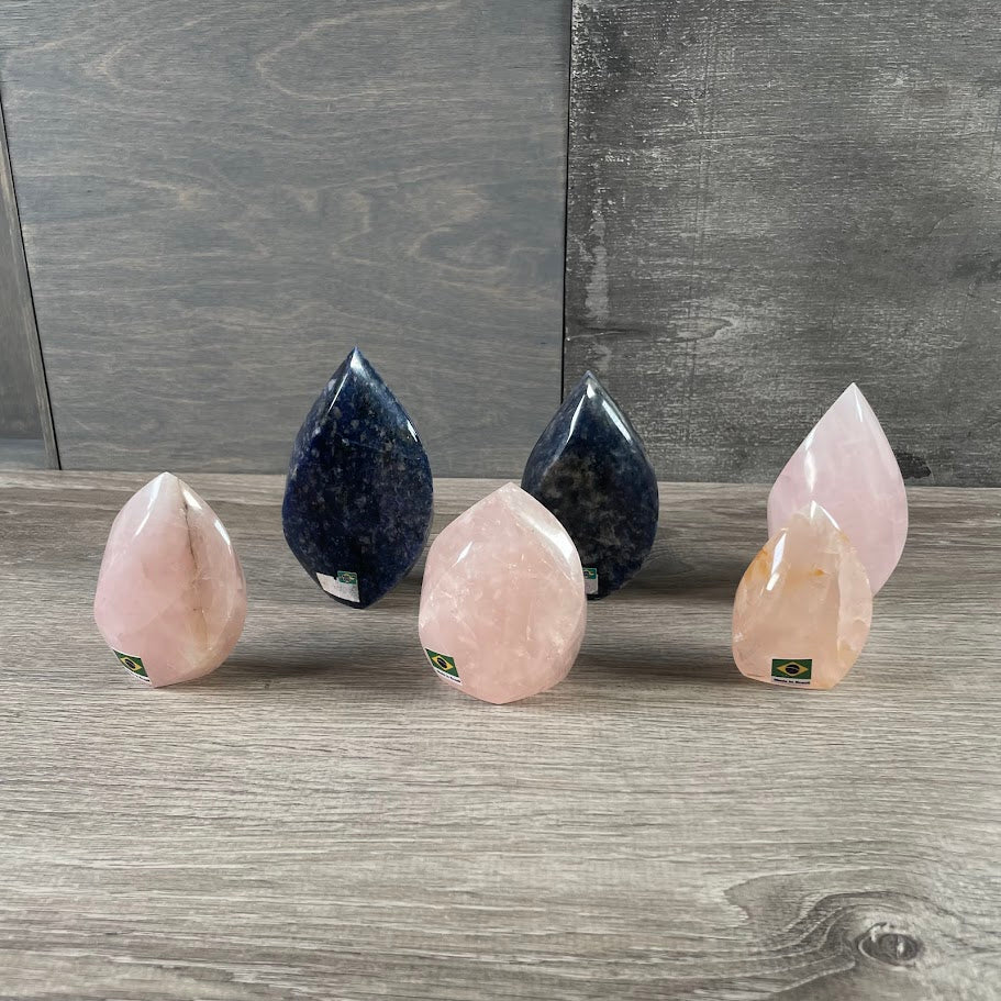 Brazilian Crystal Flame Lot – Display Pieces for Gift Shops