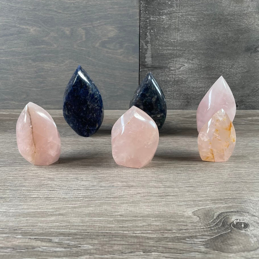 Brazilian Crystal Flame Lot – Display Pieces for Gift Shops