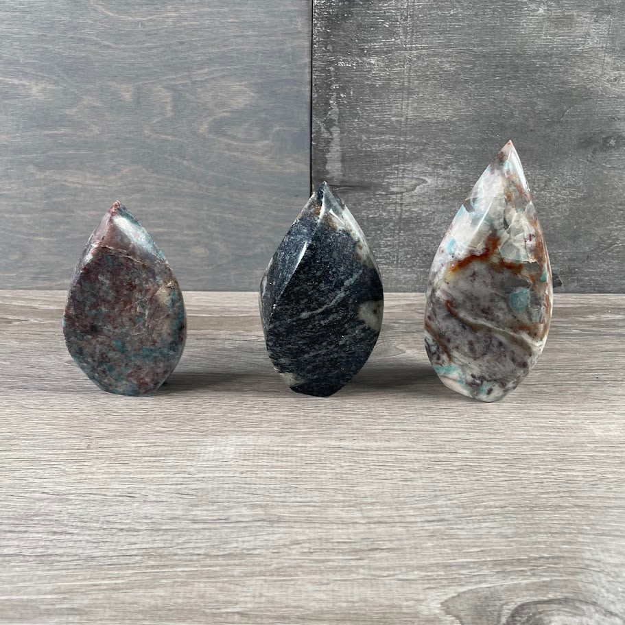 Brazilian Crystal Flame Lot – Display Pieces for Gift Shops