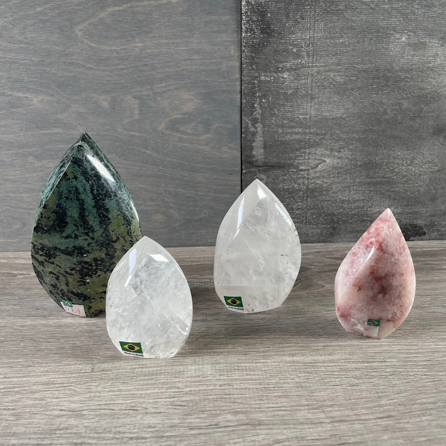 Brazilian Crystal Flame Lot – Display Pieces for Gift Shops