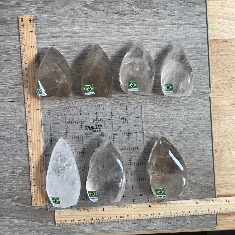 Brazilian Crystal Flame Lot – Display Pieces for Gift Shops