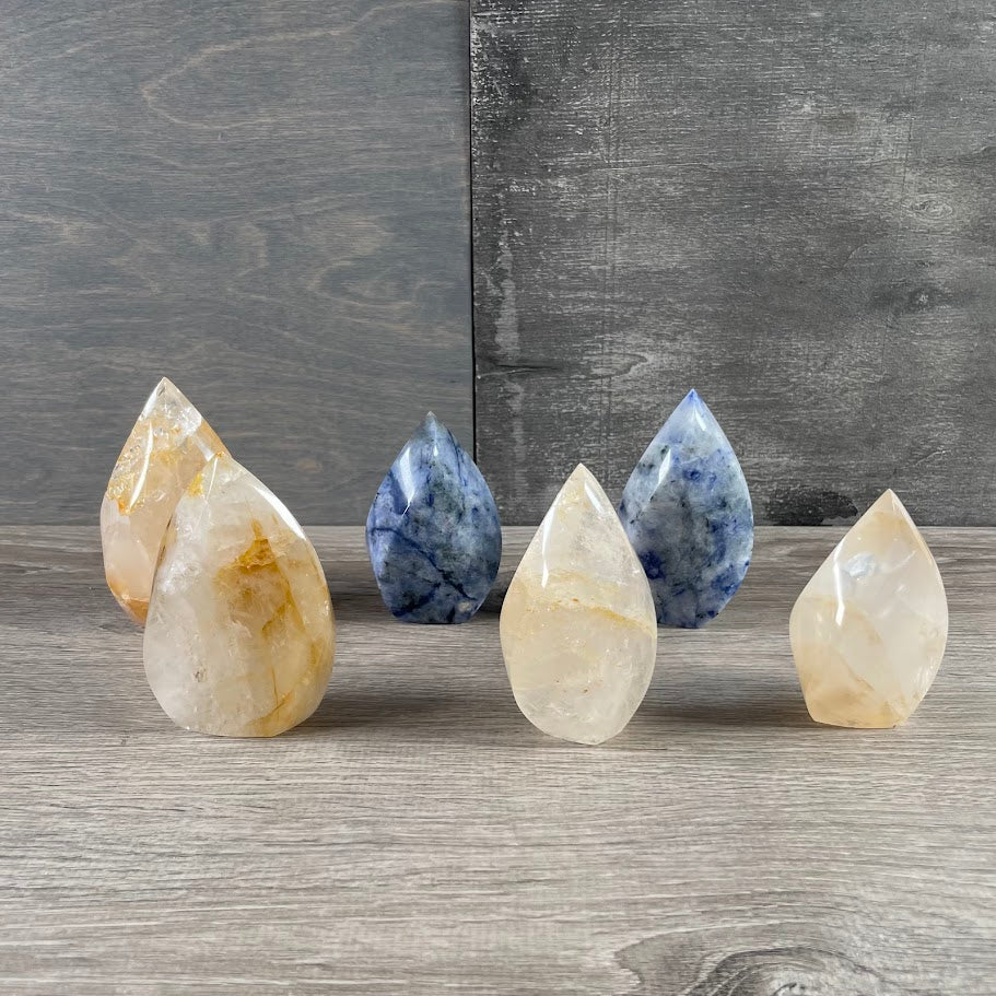 Brazilian Crystal Flame Lot – Display Pieces for Gift Shops