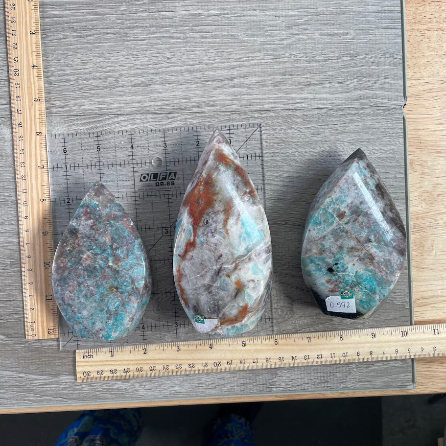 Brazilian Crystal Flame Lot – Display Pieces for Gift Shops