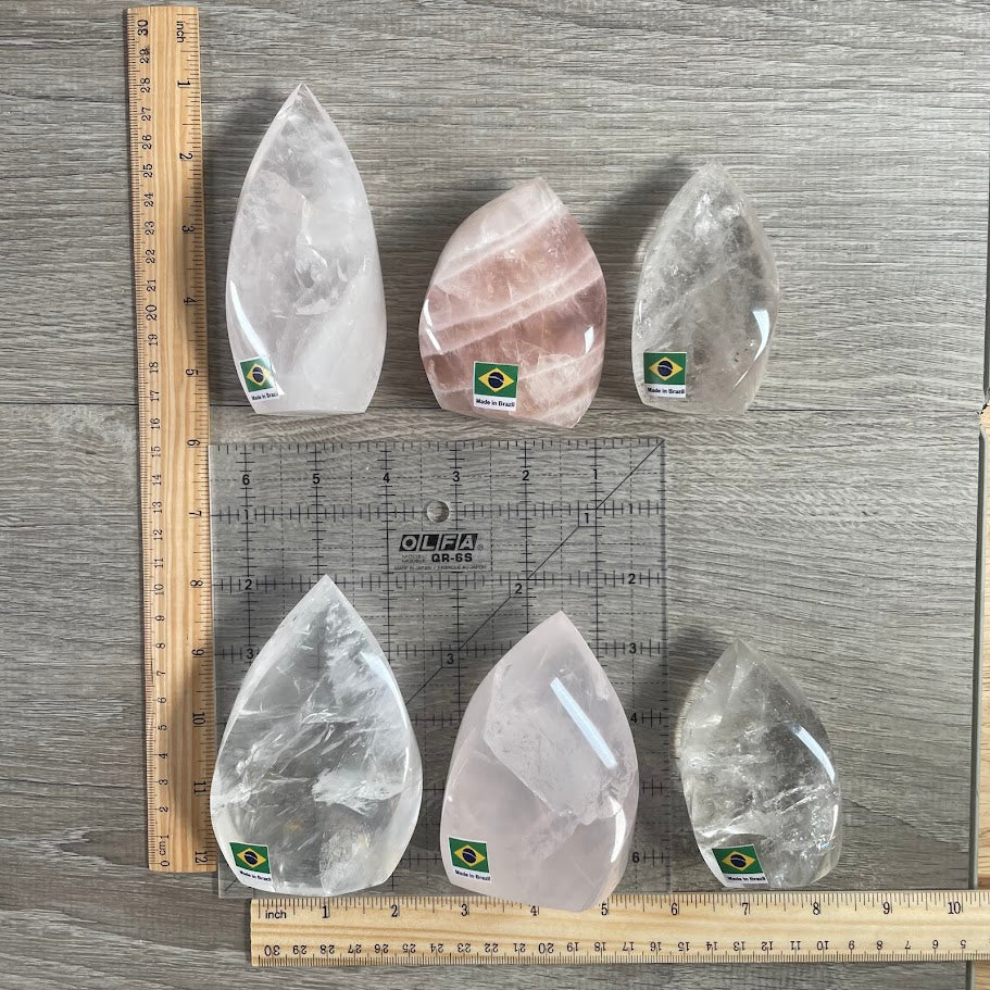 Brazilian Crystal Flame Lot – Display Pieces for Gift Shops