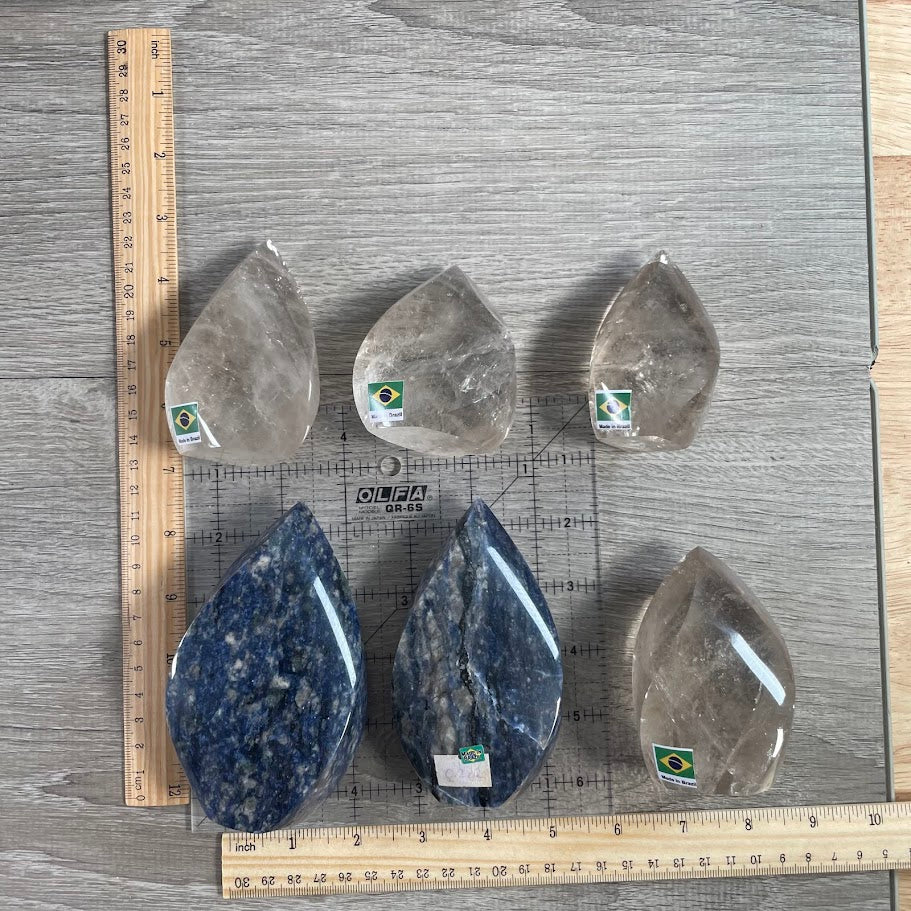 Brazilian Crystal Flame Lot – Display Pieces for Gift Shops