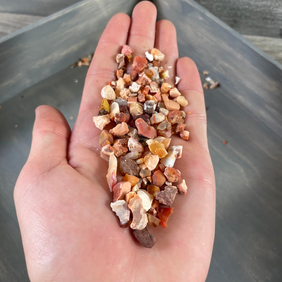 fire opal gemstone chunks 1 ounce lot wholesale