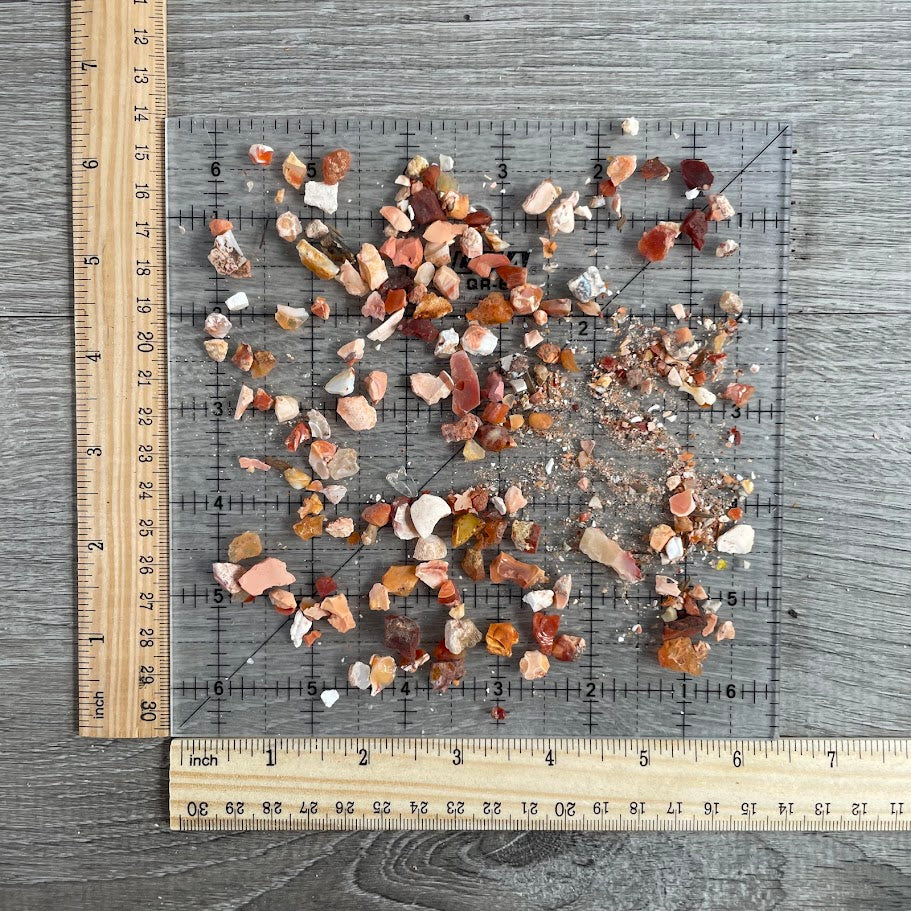 fiery orange opal crystal chunks wholesale