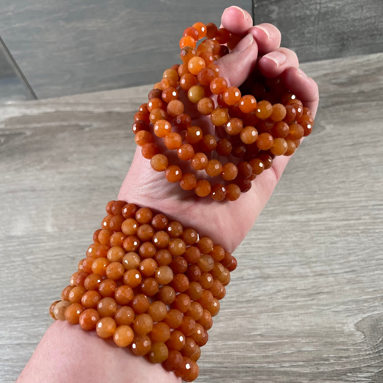 Polyhedral Gemstone Bracelet 8mm – Assorted Crystals for Retail and Gift Shops