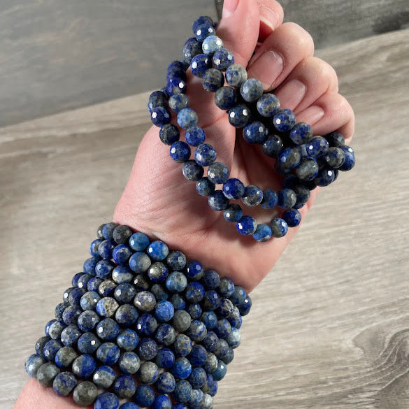 Polyhedral Gemstone Bracelet 8mm – Assorted Crystals for Retail and Gift Shops