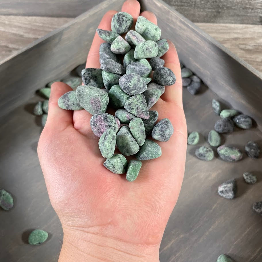 Wholesale Ruby Zoisite crystals for gift shops
