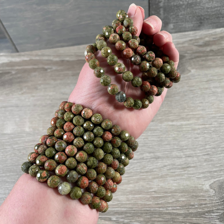 Unakite fashion bracelet natural crystals wholesale lot