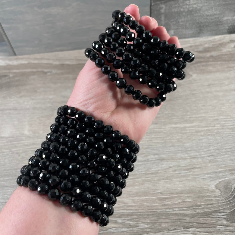 Obsidian crystal shop bracelet assortment bulk order