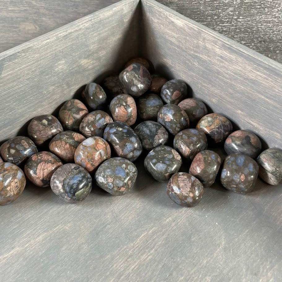 Polished Que Sera Sera crystals for metaphysical shops