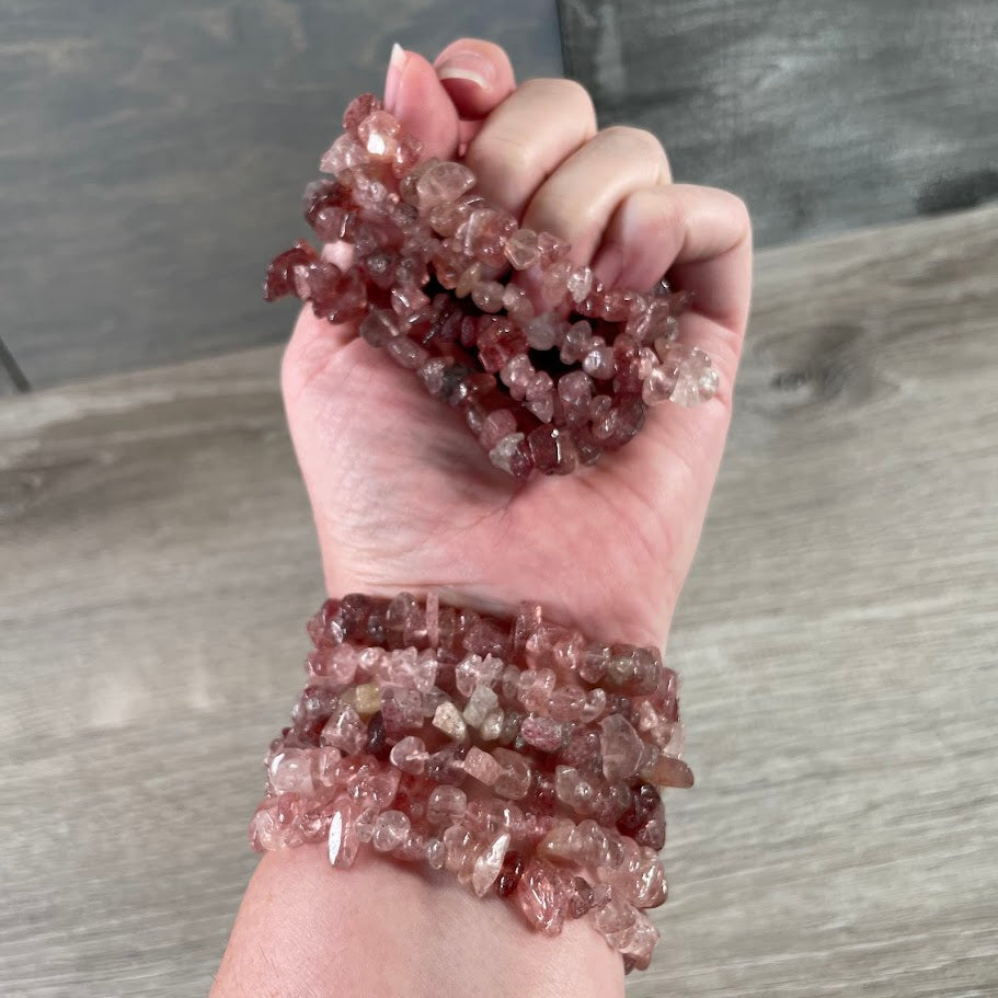 Gemstone Chip Bracelets – Common Crystals in Bulk Wholesale