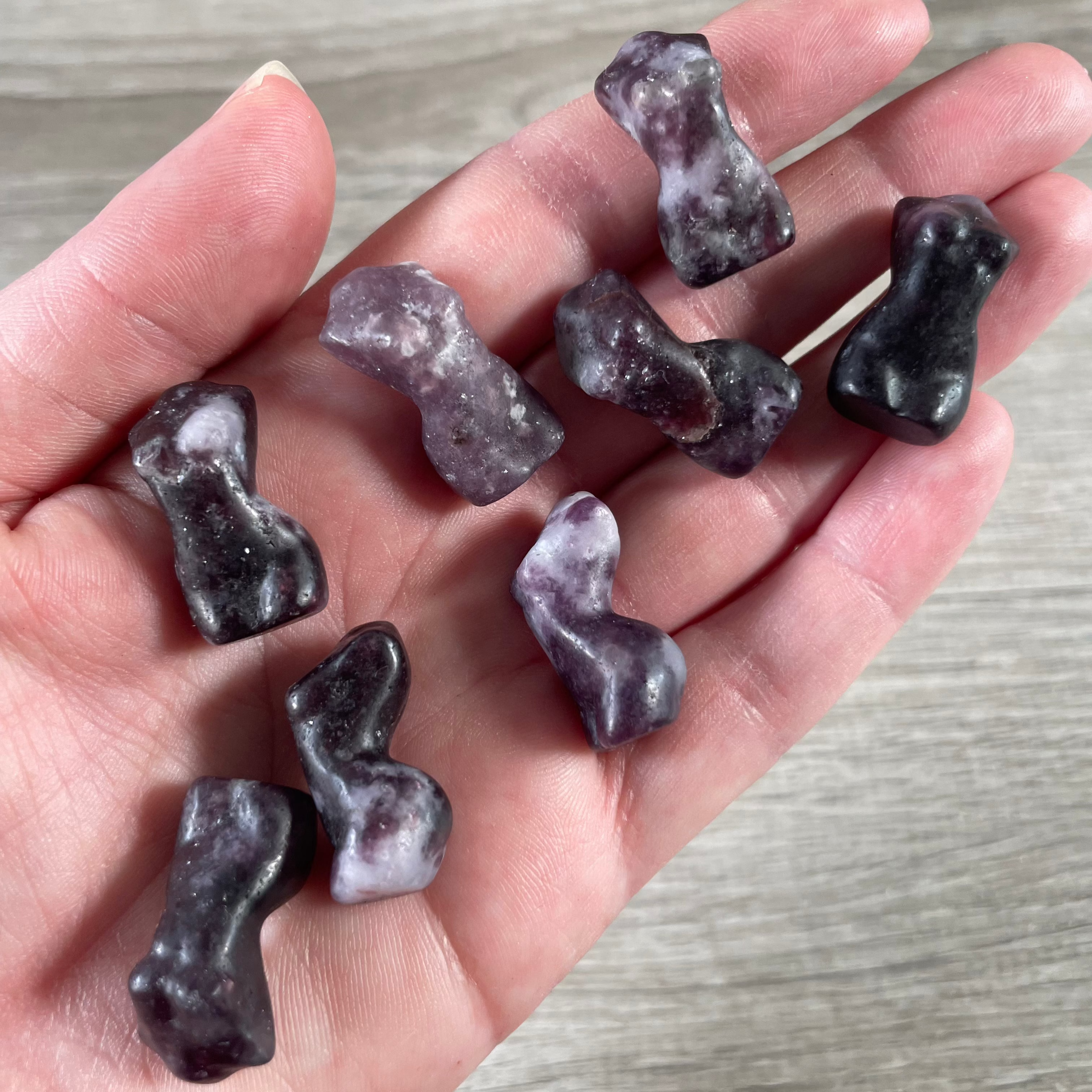 Lepidolite divine feminine statue wholesale