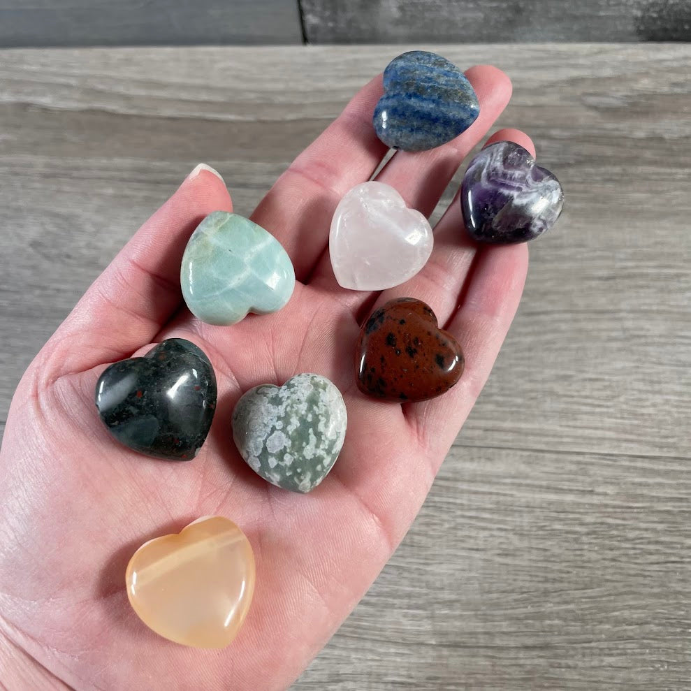 Wholesale crystal heart pendants loose for jewelry making