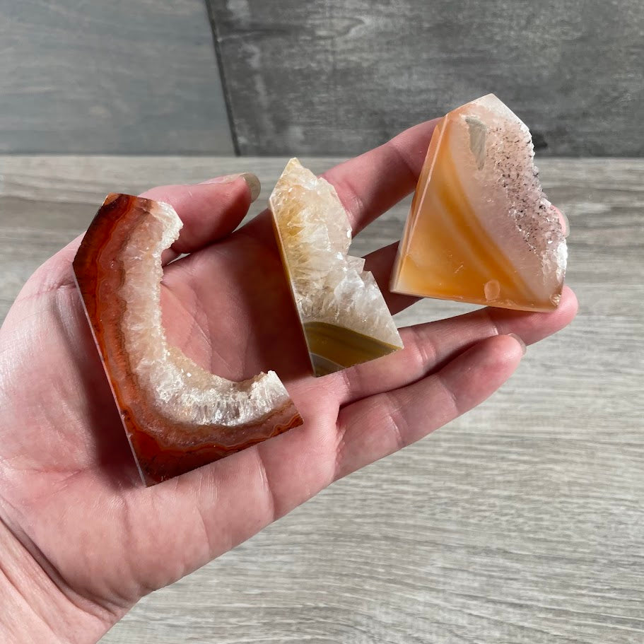 druzy carnelian tower bulk