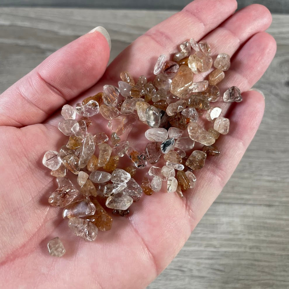 Bulk Gemstone Mini Chips – 22g+ Assorted Crystal Chips for Crafts, Jewelry Making & Resin Art