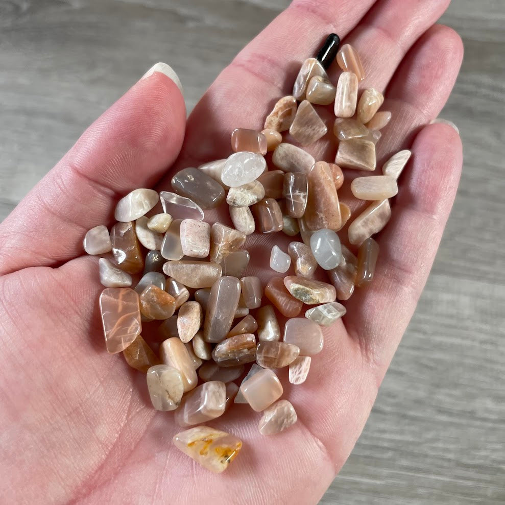Bulk Gemstone Mini Chips – 22g+ Assorted Crystal Chips for Crafts, Jewelry Making & Resin Art