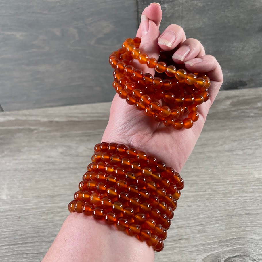 carnelian wholesale 8mm beaded bracelets
